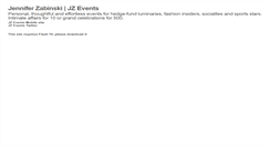 Desktop Screenshot of jzevents.com